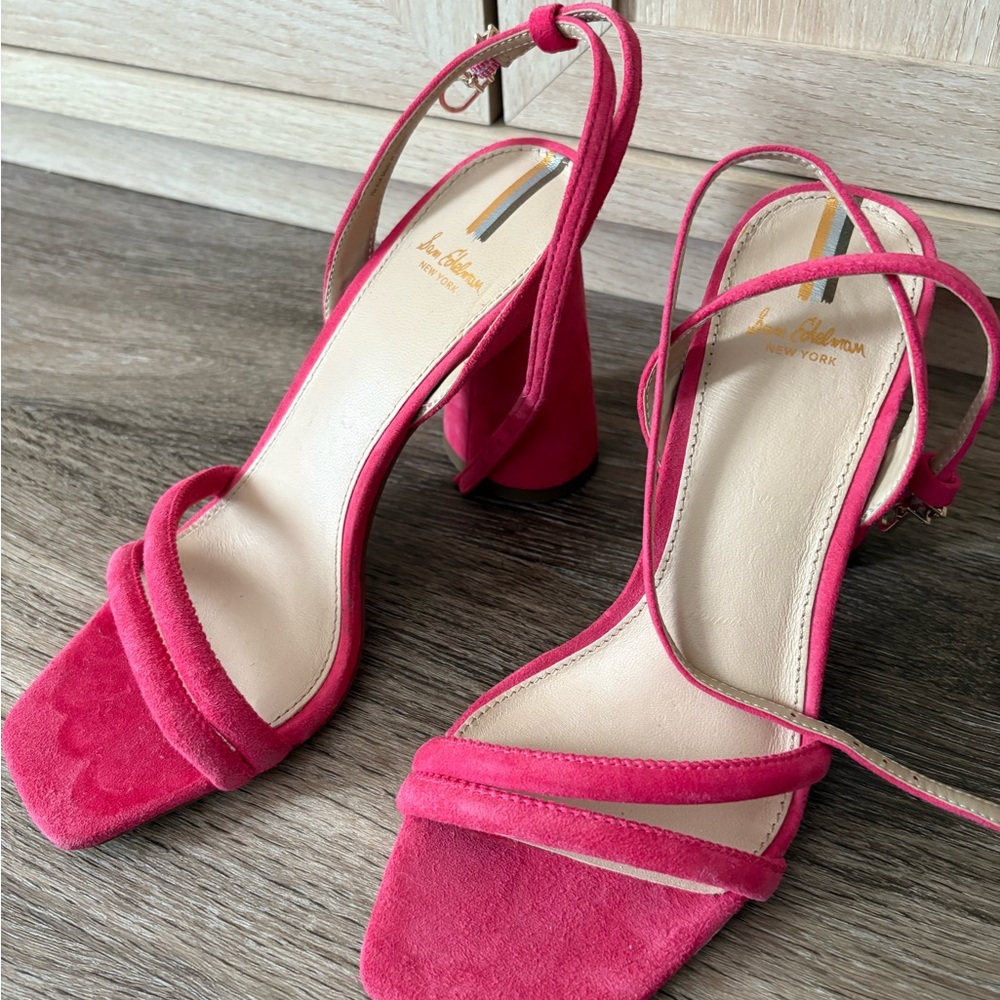 Sam Edelman Fuchsia Strappy Sandals